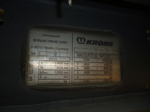 Semirreboque KRONE · Oliveira de Azeméis