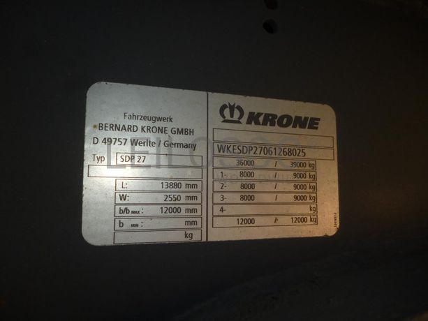 Semirreboque KRONE