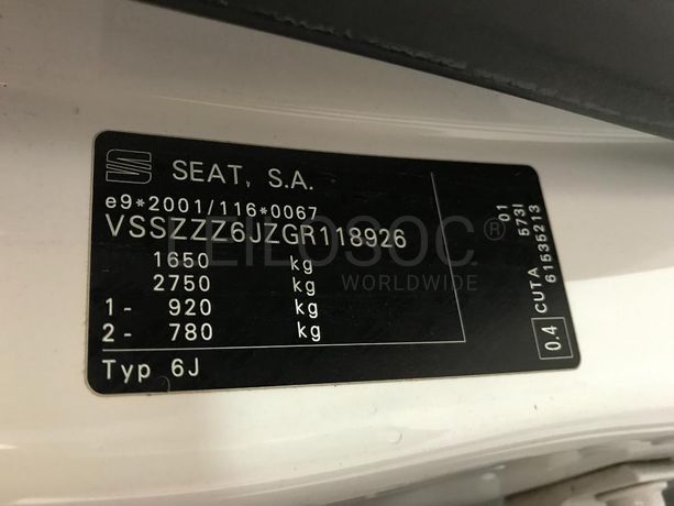 Seat Ibiza 1.4 TDI · Ano 2016