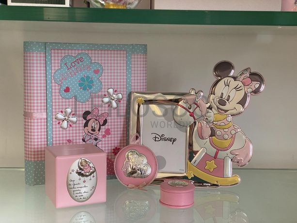 Mealheiro + Moldura de Bebé + Medalha de Berço + Caixa para dente + Álbum de Fotografias