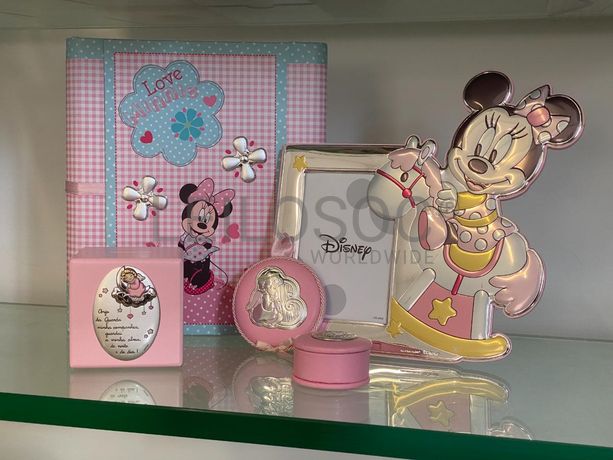 Mealheiro + Moldura de Bebé + Medalha de Berço + Caixa para dente + Álbum de Fotografias