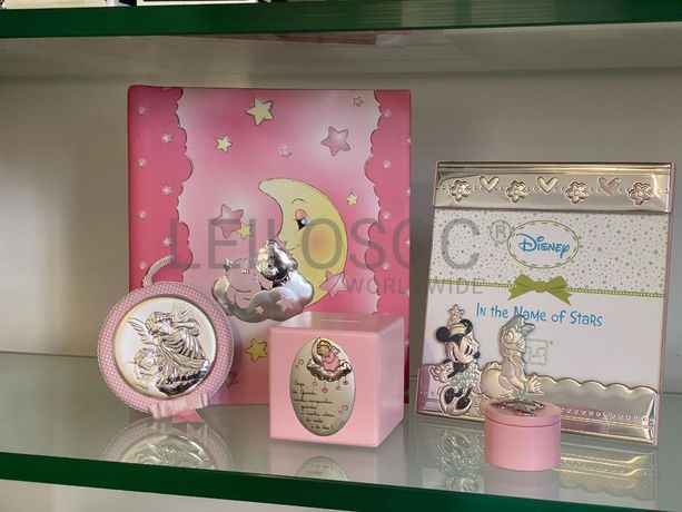 Mealheiro + Moldura de Bebé + Medalha de Berço + Álbum de Fotografias + Caixa para dente