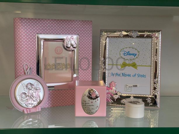 Mealheiro + Moldura de Bebé + Medalha de Berço + Caixa para dente + Álbum de Fotografias