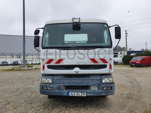 Renault Premium com Grua Atlas Copco 13.01 Basculante