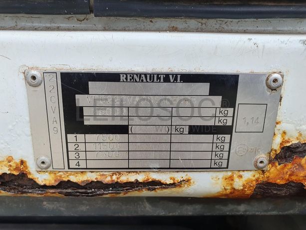 Renault Premium com Grua Atlas Copco 13.01 Basculante