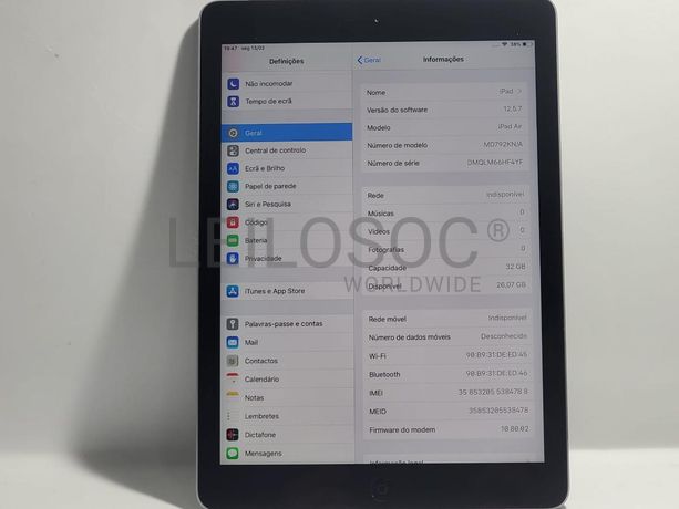 Tablet iPad Air A1475