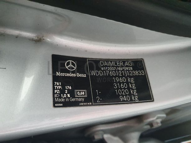 Mercedes-Benz A180 1.5CDI · Ano 2013