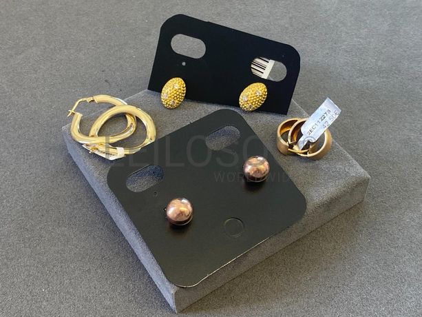 Brincos em prata e outros materiais