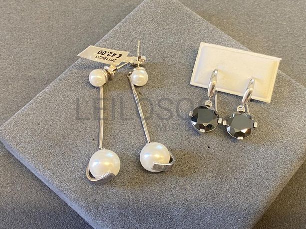 Brincos em prata e outros materiais