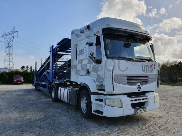 Trator Renault + Reboque Porta Veículos Janhel