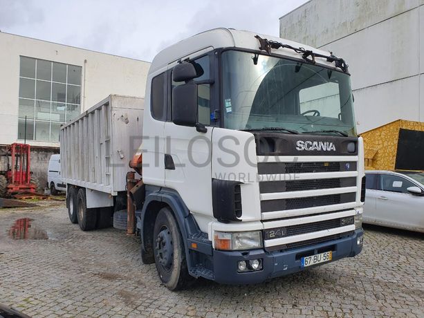 Scania 360 com Grua Atlas · Ano 1998