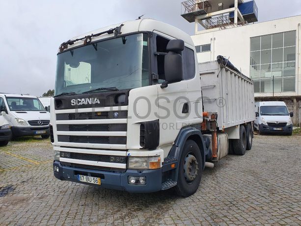 Scania 360 com Grua Atlas · Ano 1998