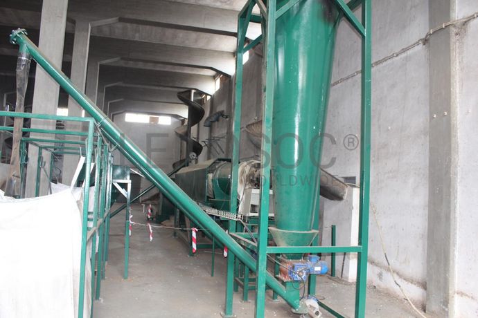 Linha de limpeza e secagem de caroço de azeitona FN15