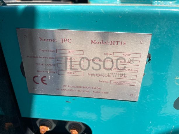 Mini Giratória JPC HT 15