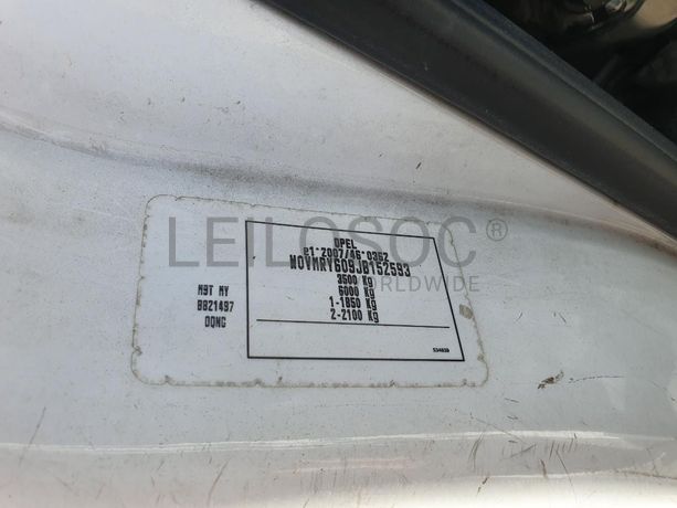 Opel Movano 2.3 CDTI · Ano 2018