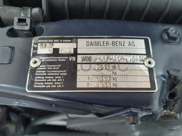 Mercedes-Benz 300 Turbo Diesel W 123 · Ano 1981