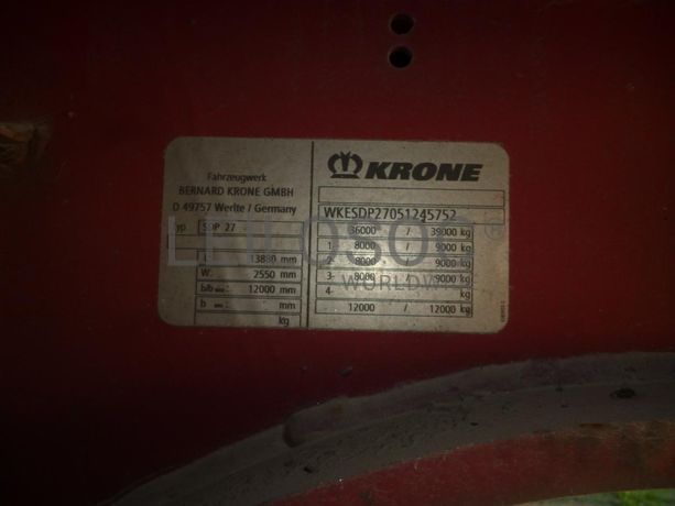 Semirreboque KRONE