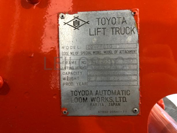 Empilhador Gás Toyota