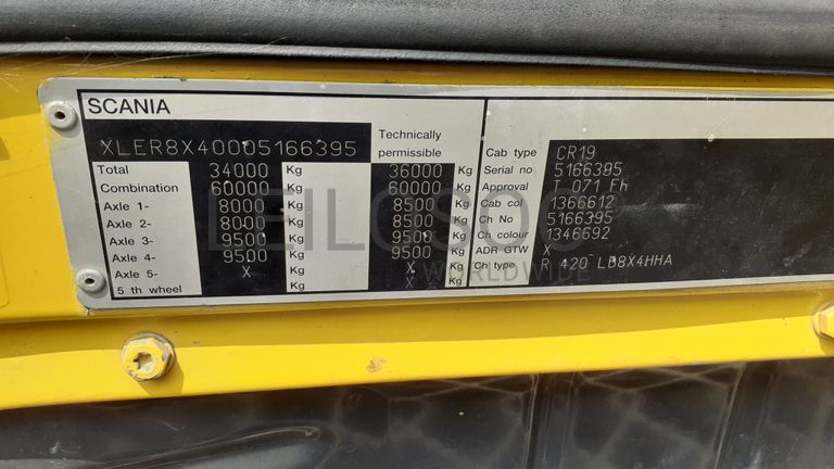 Scania R420 de Hidroaspiração