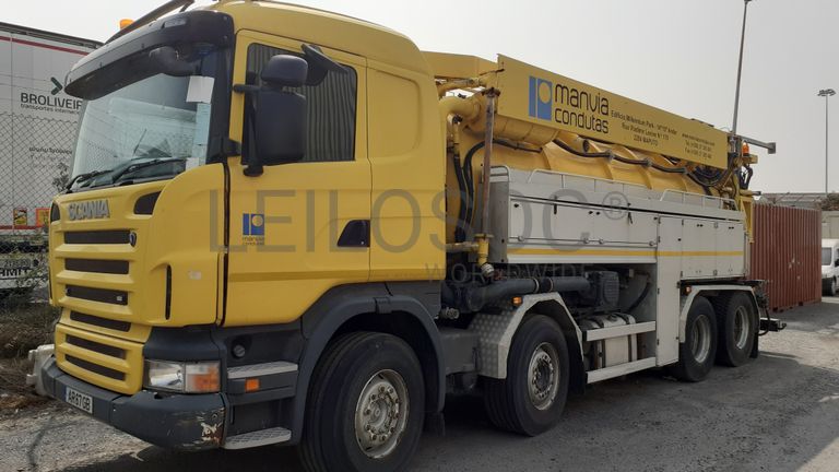 Scania R420 de Hidroaspiração