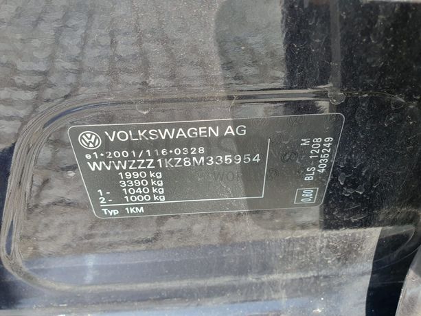 Volkswagen Golf Variant 1.9 TDI · Ano 2007