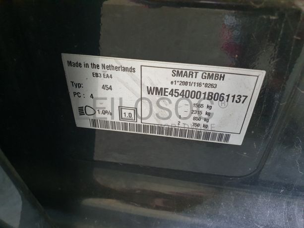 Smart Forfour · Ano 2005