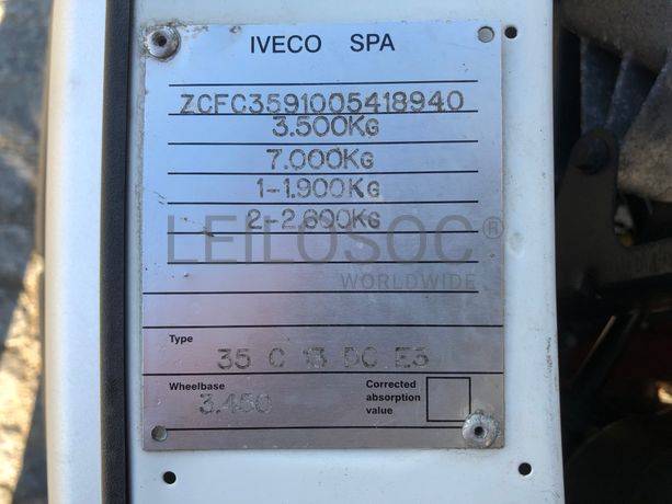 Iveco 35 C 13 · Ano 2003  