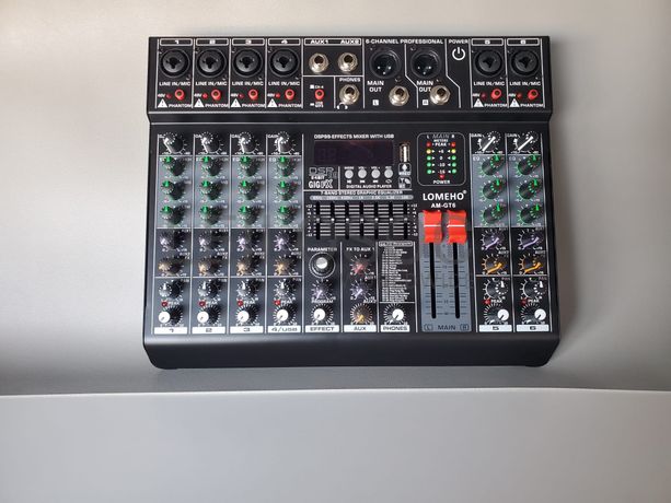 Mesa Mistura Profissional 6 Canais