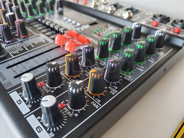 Mesa Mistura Profissional 6 Canais