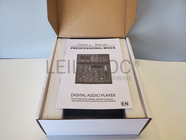 Mesa Mistura Profissional 4 Canais