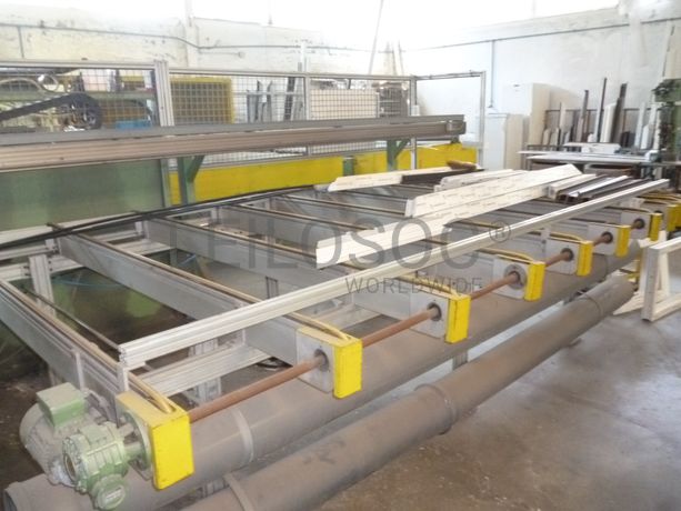 Centro de furação e corte + Máquina de corte vertical