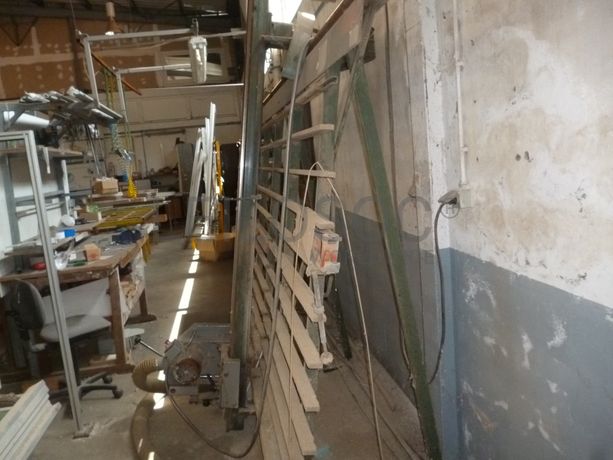 Centro de furação e corte + Máquina de corte vertical