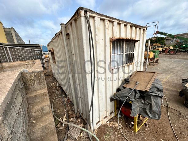 Contentor Oficina com 6 metros de comprimento