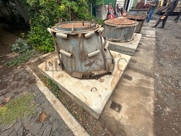 Moldes para pré-fabricados - Cone Excêntrico de 1m (h=0,8m)