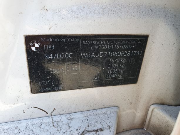 BMW 118D · Ano 2008