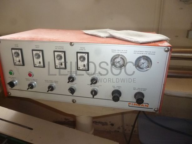 Prensas · Bico de pato · Máquina de tirar nódoas · Aspirador