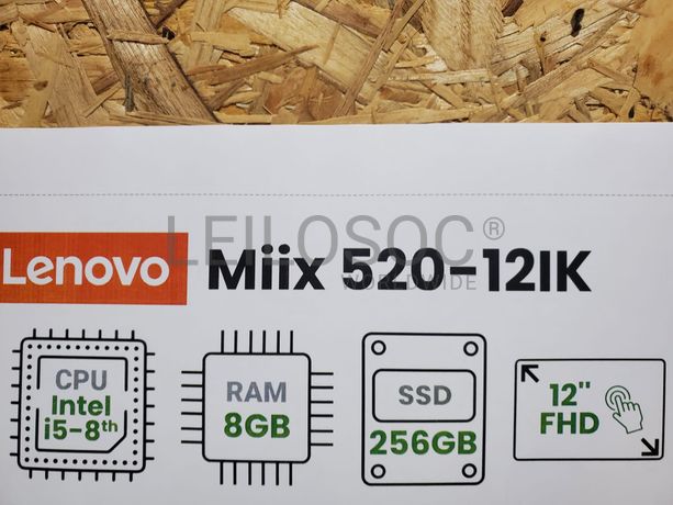Portátil Lenovo Miix 520-12IK