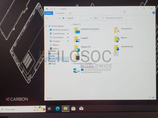 Portátil Lenovo ThinkPad X1 Carbon Sexta Geração