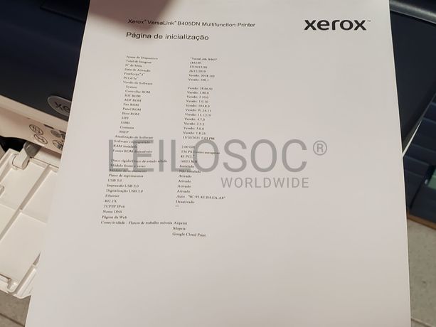 Impressora Multifunções Laser Xerox