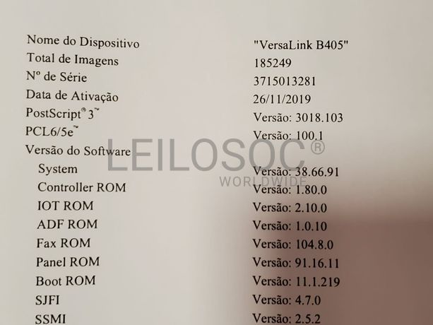 Impressora Multifunções Laser Xerox