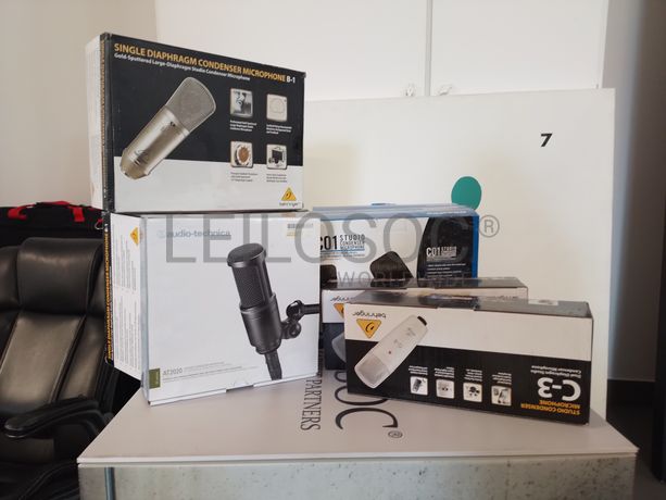 Micros e suportes de micros