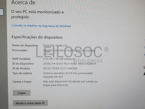 Portátil Lenovo ThinkPad T470s