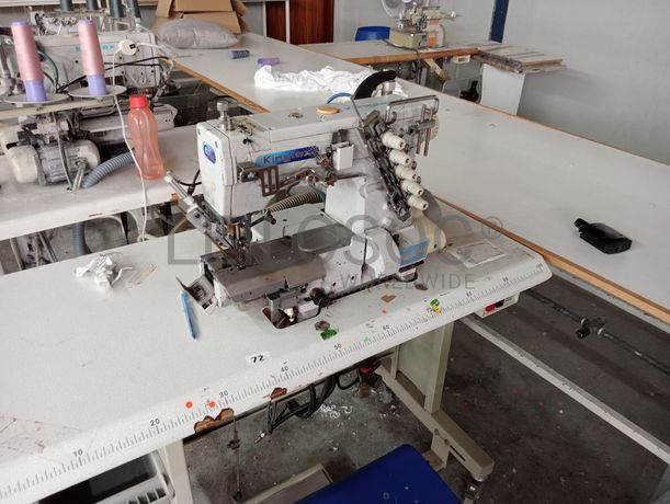 Máquinas de recobrimento + Máquina de corte e cose