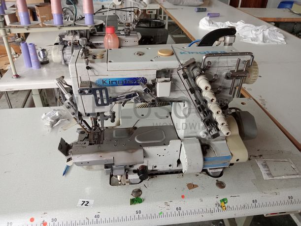 Máquinas de recobrimento + Máquina de corte e cose