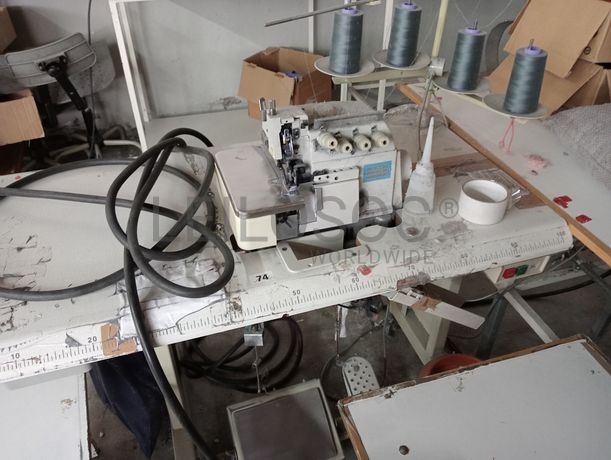 Máquinas de recobrimento + Máquina de corte e cose