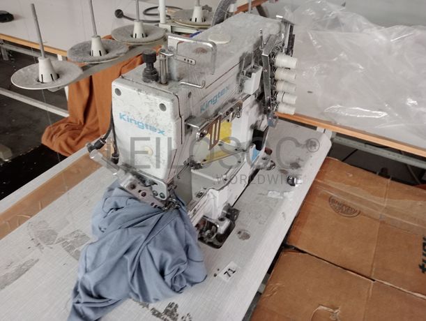 Máquinas de recobrimento + Máquina de corte e cose