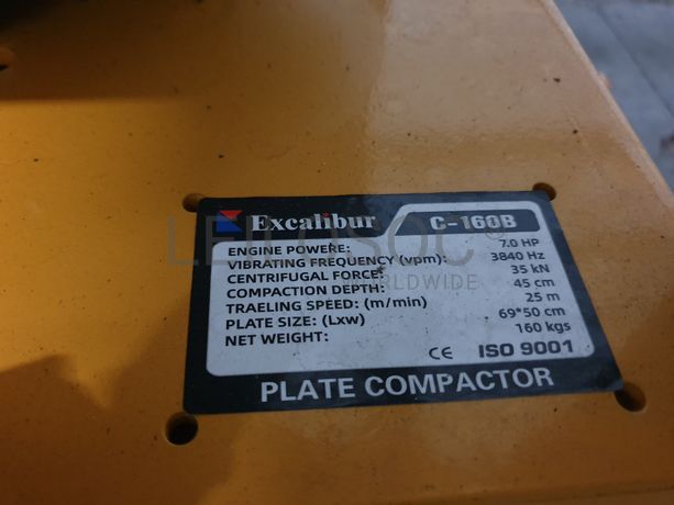 Placa Compactadora Excalibur