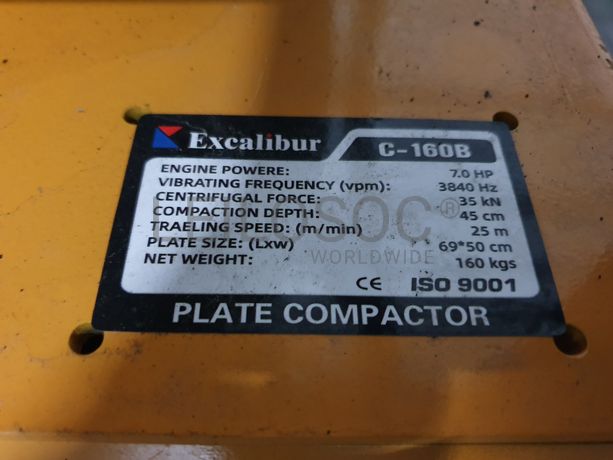Placa Compactadora Excalibur