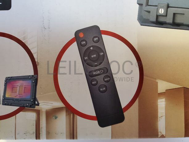 Foco Led e Painel Solar