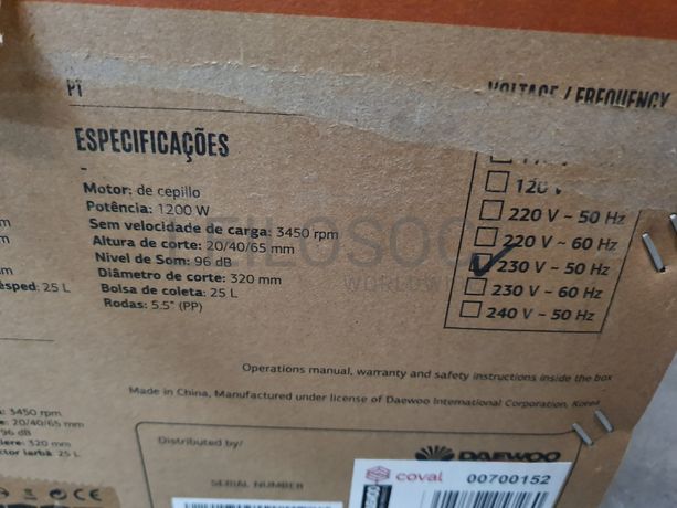 MÁQUINA CORTAR RELVA